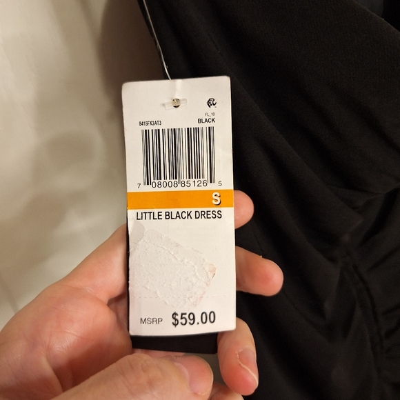 NWT/ CITY STUDIO /SMALL/HALTER STYLE LITTLE BLACK DRESS - Picture 5 of 16